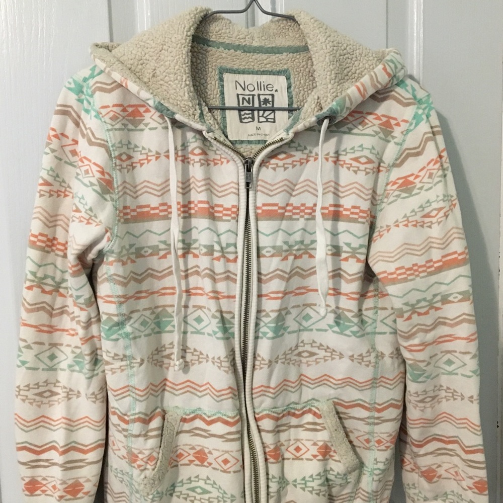 Nollie zip up sweatshirt
